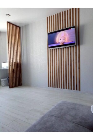 Decoration Wood Strip Wall Panels Wall Molding Scandinavian KEMENÇE Brown (10 PCS) eckc01 - exalted hawk