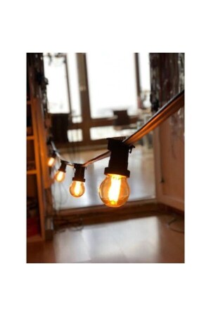 Decorative 10m E-27 Lampholder Outdoor Rope Led Garden Lighting Carnaval-10m - Horoz Elektrik