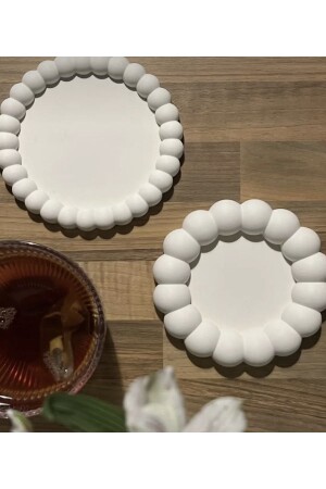 Decorative 2-Piece Bubble Plate Set-jewelry plate-organizer - Kums Design
