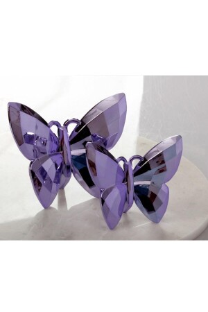 Decorative 2-Piece Butterfly Gold Trinket Object - Doremcy