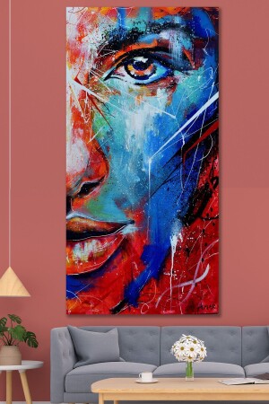 Decorative Art Wall Canvas Painting 40x80 Cm 0MLDAKTS06 - Hediyeler Kapında