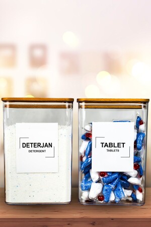 Decorative Bathroom Organizer Wooden Cover Tablets and Detergent Storage Container 2 Lt 8478956216 - kalitebudur34