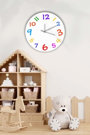 Decorative Children's Room Wall Clock 35x35cm BWDMBCX35-0114 - modabilge