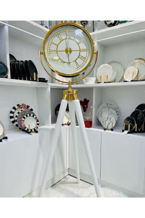 Decorative Clock with Tripod Leg Tripotsaat - BARALİ