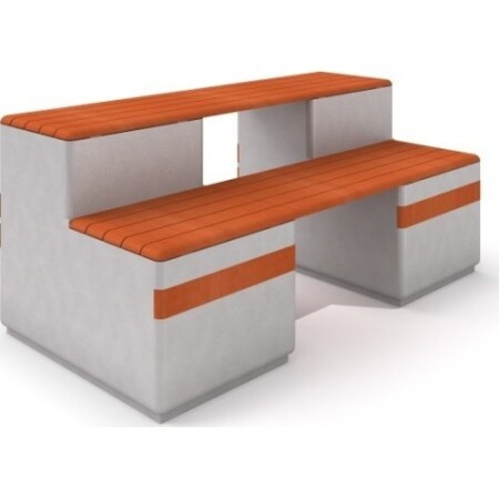 Decorative concrete bench Inter-Play 12 - Inter-Play