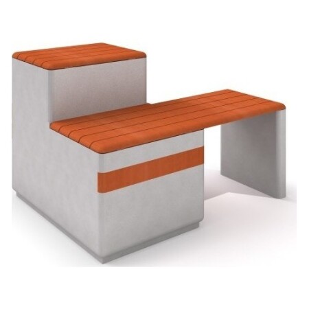 Decorative concrete bench Inter-Play 13 - Inter-Play