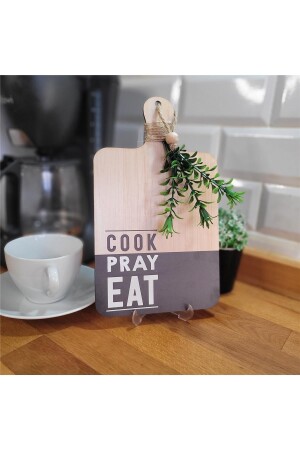 Decorative Cutting Board Look Scandinavian Kitchen Countertop Ornament (25*15 CM) & (EXCLUDES PRESENTATION STAND) - Rosfloa