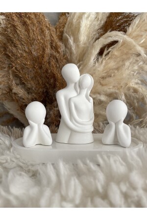 Decorative Family Object Figurine Set with 2 Children - Kums Design