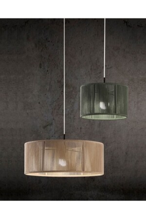Decorative Lighting Pendant Chandelier Beige 22AVZMKP022375 - EACHTOME