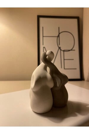 Decorative Love Elephants-lover Elephant Object Figurine Gray&white - Kums Design