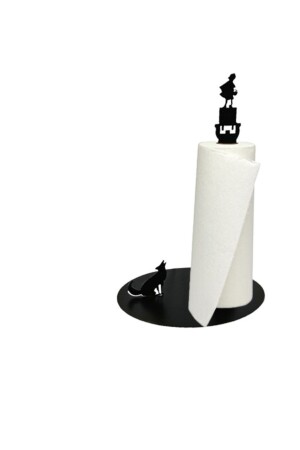 Decorative Metal Wolf and Little Red Riding Hood Design Paper Towel Holder Napkin Holder - Risingmaber