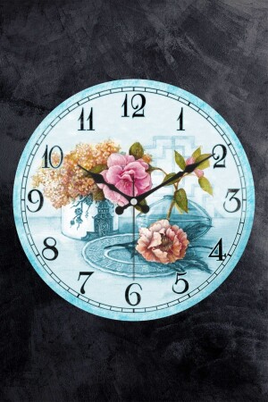 Decorative Plastic Glass Curved Kitchen Wall Clock 25 Cm KITCHEN - EMORES
