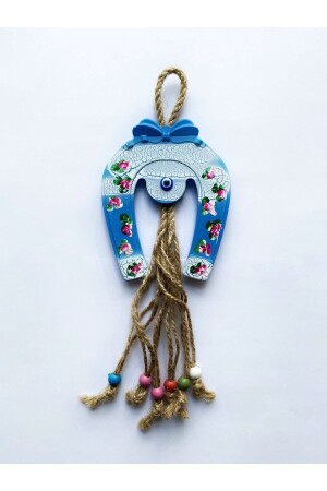 Decorative Polyester Wall Ornament Door Ornament Balcony Ornament Hanging Horseshoe Evil Eye - Tamu
