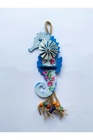 Decorative Polyester Wall Ornament Door Ornament Balcony Ornament Hanging Sea Horse - Tamu