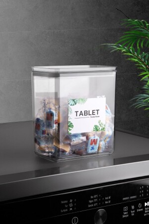 Decorative Rectangular 2.6 Lt Vacuum Tablet Storage Box with Lid NDY-T157 - Nandy Home