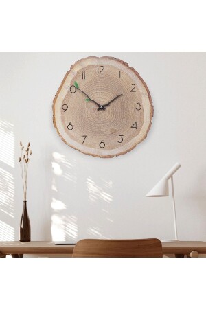 Decorative Tree Trunk Log Shaped 40 Cm Wall Clock ktksb - CajuArt