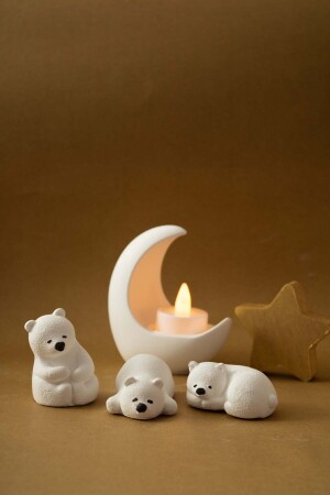 Decorative Triple Polar Bear Set - Nocheluz
