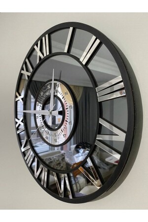 Decorative Wall Clock with Real Mirror (50 CM) BGFADF - harika crown