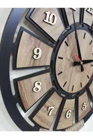Decorative Wall Clock with Wooden Rope ECASPTTESBH - hediyekolisi