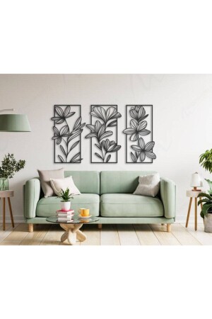 Decorative Wall Ornament - Flower - Laser Cut Wooden Painting - Babelhome