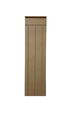 Decorative Wall Panel (27 x 100 cm) Paintable Wooden 10 mm Raw MDF Wall Panel - Varje