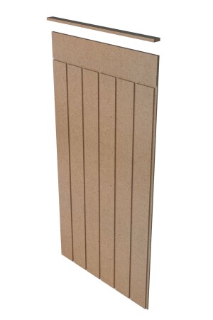Decorative Wall Panel ( 54 X 105 Cm ) Paintable Wooden 10 Mm Raw MDF Wall Panel 2369874128524561 - bangu