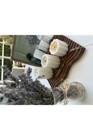 DECORATIVE WOODEN CANDLE HOLDER, DECORATIVE PRESENTATION HOLDER SMWD029 - SAMMWOOD