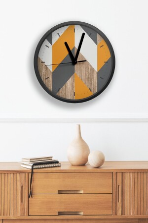 Decorative Wooden MDF 5mm Wall Clock with 3D Effect - Artavessa Gift&Home