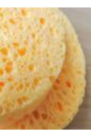Deep Face Round Cleansing Natural Sponge Face Wash (yellow - 4 Pieces) - Pro-Techs