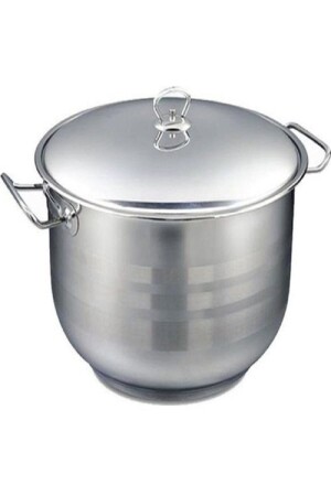 Deep Large Size Mega Ashura Steel Pot Diameter 32cm -15.5 Liter ZEKGULSAN32 - Gülsan