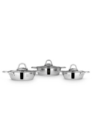 Definition 6-teiliges Omelette-Set aus Stahl SRK8681126433334 - Serenk