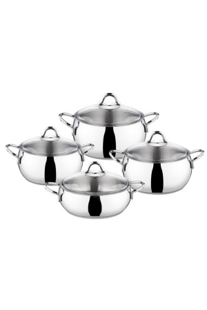 Defne 4-Piece Casserole and Pot Set K-400 - Özkent