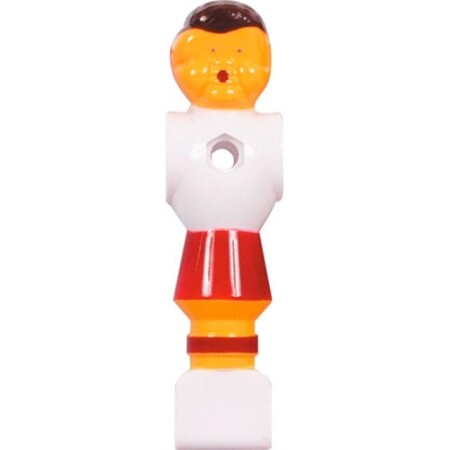 Değiştirilebilir masa futbolu oyuncusu Bufalo, kırmızı/beyaz, 16 mm - Buffalo
