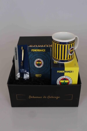 Dekomus Gift Box Special Boxed Licensed Mug-agenda-hybrid Ballpoint Pen Set - Fenerbahçe