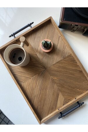 Dekoratif Ahşap Mutfak Sunum Tepsisi ahşaptepsi856 - woodalbuba