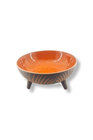 DEKORATİF AYAKLI KASE 25CM A014 - çömlek diyarı