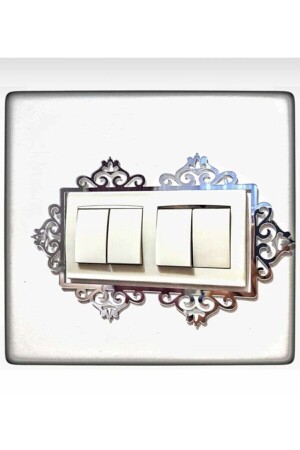 MNZ- ديكوراتيك Plexi صوكت التبديل إطار صوكت حافة الزينة - Hediyesepetin