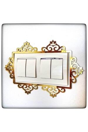 MNZ- ديكوراتيك Plexi صوكت التبديل إطار صوكت حافة الزينة - Hediyesepetin