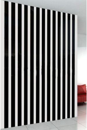Dekoration Holzstreifen Wandpaneele Wandleiste Nordic Schwarz (5 Stück) euşerit1 - evdeucuz