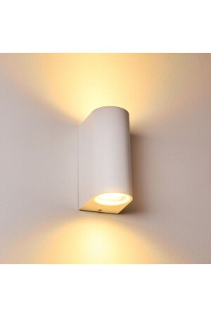 Dekorative Doppel-Wandleuchte mit bernsteinfarbenem LED-Licht für den Innen- und Außenbereich MBR231 - fullreyon