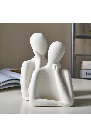 Dekorative Doppelobjektfigur aus Stein - Zenart