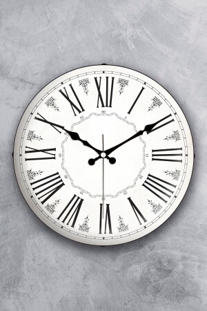 Dekorative Echtglas-Wanduhr mit geräuschlosem Mechanismus, 36 cm. MR-139 - EMORES