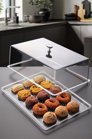 Dekoratives Design-Set zur Aufbewahrung und Präsentation von Kuchen, Keksen Nr. 3 NDY-2811-12-13 - Nandy Home