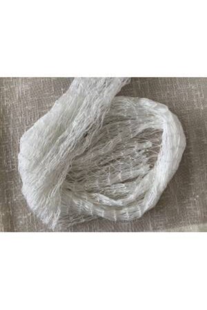 Dekoratives Fischernetz 1 Meter Länge 2 für Ornamente und Dekoration. 5 Meter Breite, weiße Farbe - Dodopazar