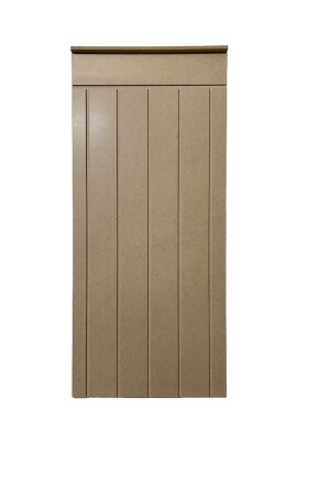 Dekoratives Wandpaneel (45 x 100 cm), lackierbares 10 mm dickes rohes MDF-Wandpaneel aus Holz - Varje