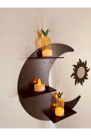 Dekoratives Wandregal „Mond Sonne“. - Evdeucuz
