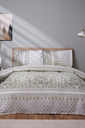 Della 100% Cotton Green Double Pique Set 200. 21. 01. 0869 - Karaca Home