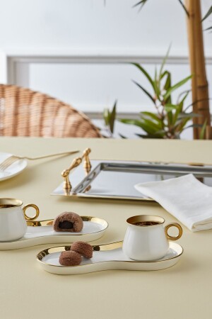 Delon Coffee Cup Set for 2 Persons 100ml 153. 03. 06. 4892 - Karaca