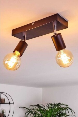 MNZ-Delta 2-piece Black/chrome سقف الشنابل DLT-02 - BSA LIGHTING