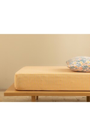Delta Easy-Iron Einzelbettlaken 100x200 cm Gelb - English Home